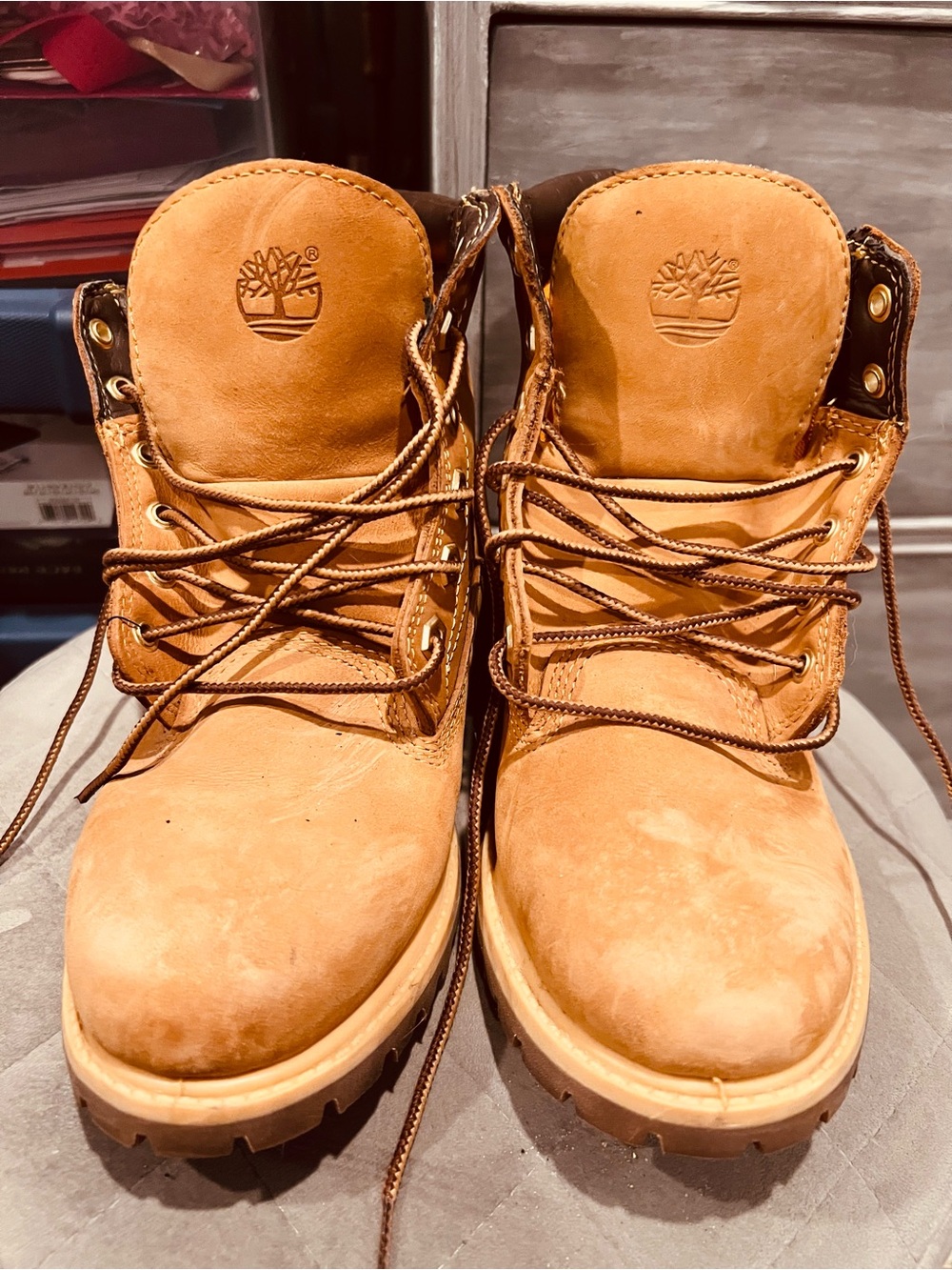Authentic Timberland’s. Ortholite